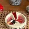 Lung Ashtray For Home And Office Decoration