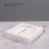 Marble Ash Tray White