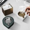 Marble Ashtray With Drop Shape