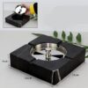 Marble Ashtray With Lid Black Smokeless Ash Tray