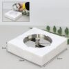 Marble Ashtray With Lid White Smokeless Ash Tray