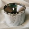 Marble Painting Metal Ashtray With Lid