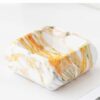 Marble Textured Ceramic Ashtray Orange
