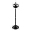 Metal Ash Tray Stand Black