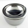 metal Ashtray With Lid for outside polished style