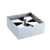 Metal Ashtray With Lid Rotatable