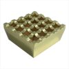Metal Outdoor Ashtray With Lid Golden16 Holes