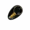 mini cigar ashtray portable black and gold