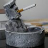 Moai Stone Ashtray cool decoration moai creature smoking