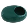 Modern Ashtray Ceramic Ellipse Shape On White Background