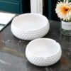 Modern Ashtray Ceramic White