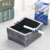 Modern Cement Ashtray Silver