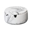 modern outdoor ashtray white