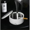 Modern Smokeless Cement Ashtray With Lid