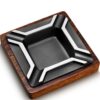 modern wood ashtray