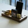 Multifunctional Wood Ashtray