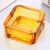 Orange Ashtray Crystal Glass