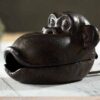Orangutan Ashtray From Left Side