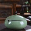 Outdoor Asht Ray With Lid Green Ceramic Smokeless
