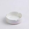 Pearl Glaze White Ceramic Ashtray