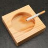 Pine Wood Ashtray Large For Two Cigarettes