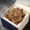 Prehistory Mask Ceramic Ashtray In Gift Box