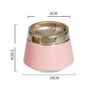 product dimensions funnel lid pink ceramic ashtray