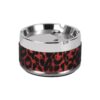 product photo 1 Stainless Steel Ashtray With Rotating lid red