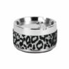 product photo 2 Stainless Steel Ashtray With Rotating suitable for garden lid silver version