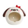 Puppy Ashtray On White Background