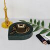 Pure Marble Ash Tray Green