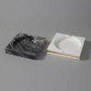 Pure Marble Ashtrays White And Black