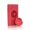 red weed ashtray grinder and case