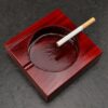 Red Wood Ashtray Pine Wood