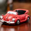 Resin Ashtray Cool Car Red Resin