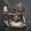 Retro Style Resin Ashtray man smoking pipe