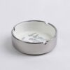 Silver Ashtray Ceramic