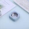 Simple Modern Ashtray Metal Blue Square