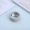 Simple Modern Ashtray Metal Green Round