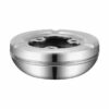 Simple Round Ashtray Stainless Steel