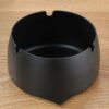 Simple Stainless Steel Ashtray Black