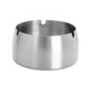 Simple Stainless Steel Ashtray - Various Colors & Sizes