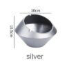 Size Of Modern Silver Ashtray