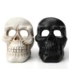 skull ashtrays black and white