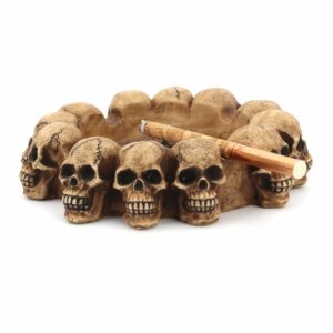 Skull Ashtray - Gothic Style - 12 Skulls