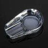 Small glass Cigar Ashtray transparent