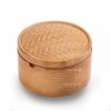 Smokeless Ashtray Made From Ceramic With Bamboo Pattern