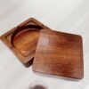 Solid Japanese Ebony Wood Ashtrays