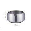 Stainless Steel Ashtray Without lid product dimensions medium