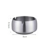 Stainless Steel Ashtray Without lid product dimensions small